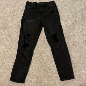 Wild fable black ripped jeans size 2